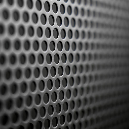 Perforated Stainless Steel Sheet Metal Screen (close up)