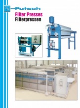 Full brochure + technical data for for filter press Type 250, 400, 470, 630, 800, 400, PKF 140